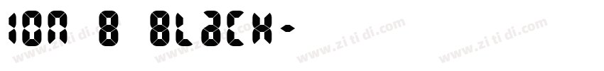 ION B Black字体转换